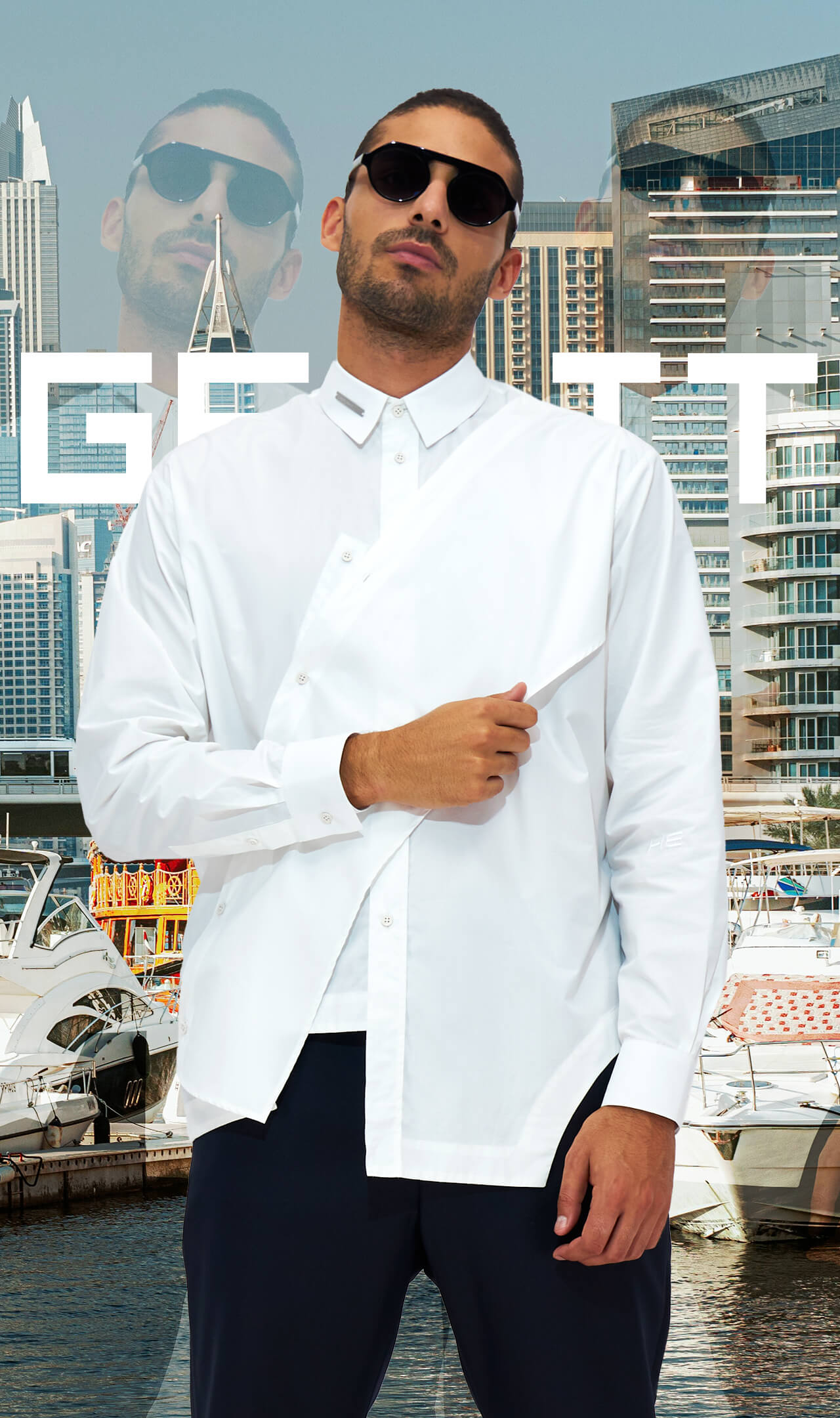 photography of men's fashion for store of the future