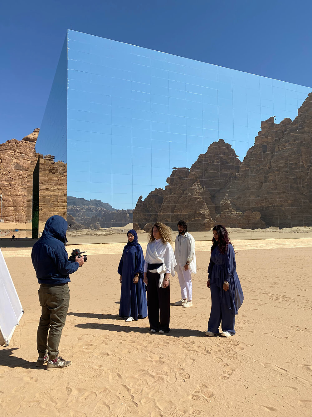 behind the scenes of Piaget's Ramadan campaign and film