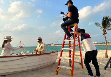marketing campaign for launch of Mandarin Oriental Emirates Palace