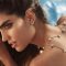 t Model wearing jewelry in a fashion shoot